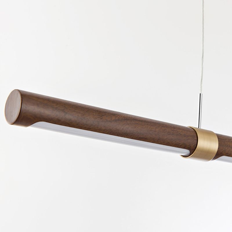 Ozawa Modern Minimalist Pendant Light, Metal Water Transfer Wood - Lumpaz