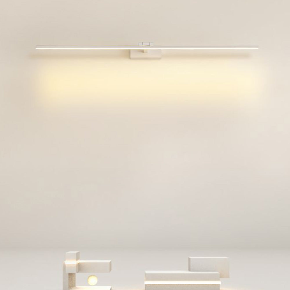 Leigh Modern Bar Mirror Front Vanity Metal Wall Lamp, Black&White - Lumpaz
