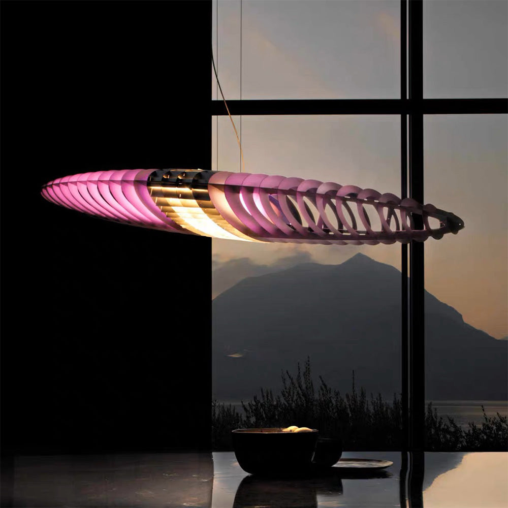 Eveline Modern Stainless Steel Pendant Light, 4 Color - Lumpaz