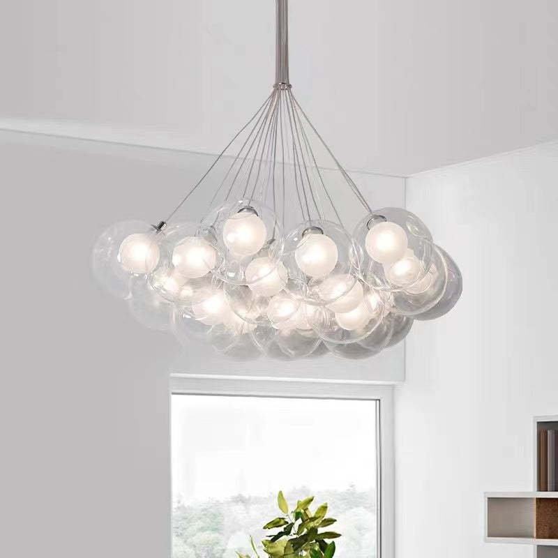 Valentina Modern Bubble Acylic Pendant Light, 5 Style - Lumpaz