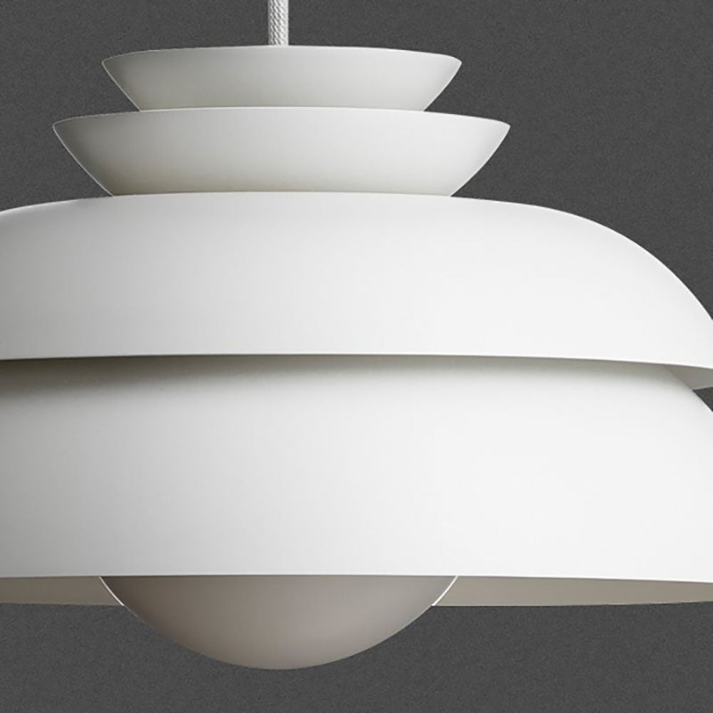 Morandi Modern White Pendant Light, Metal - Lumpaz