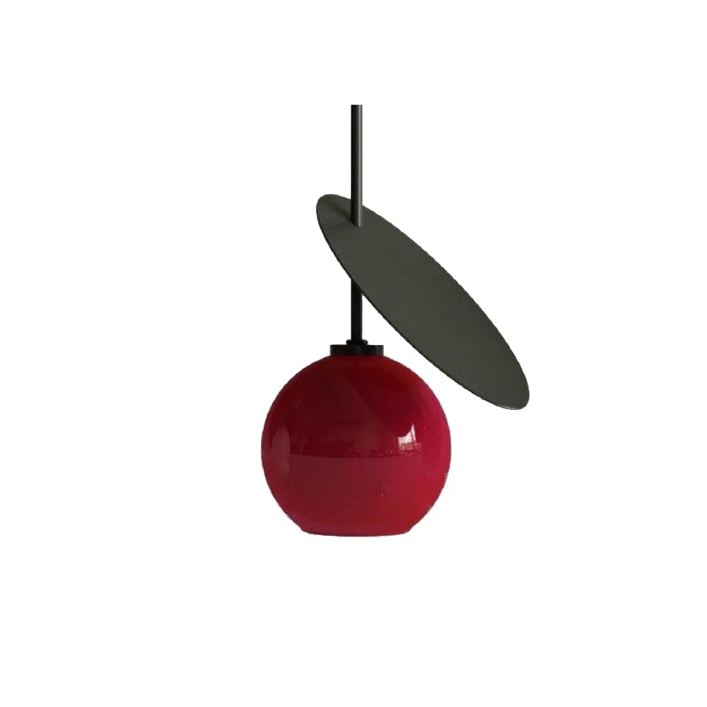 Valentina Cherry Pendant Light, Metal & Glass, 3 Color - Lumpaz
