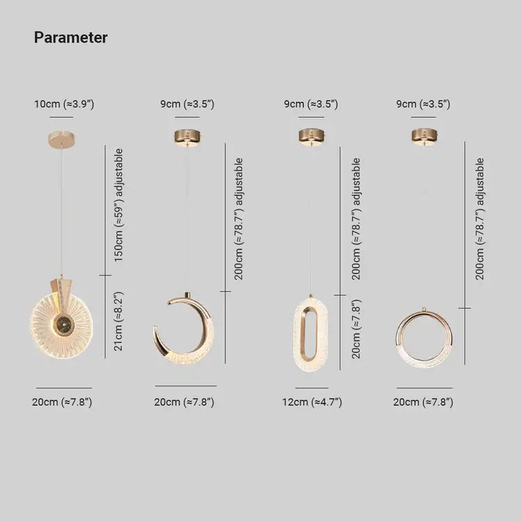 Kirsten Creative Art Pendant Light, 4 Style - Lumpaz