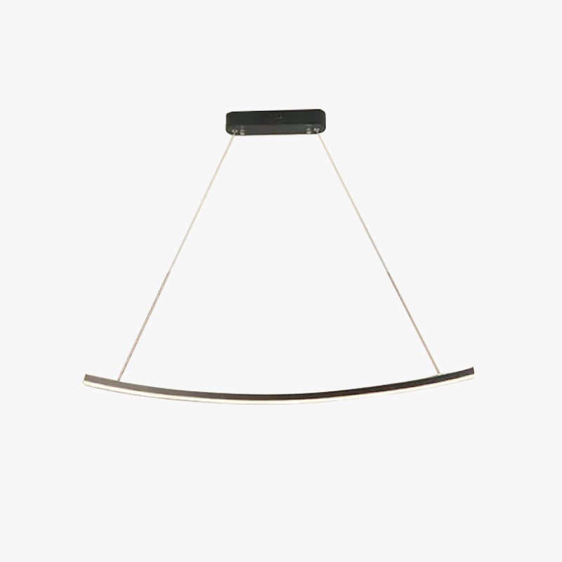 Minimalist Linear Metal Pendant Light - Lumpaz