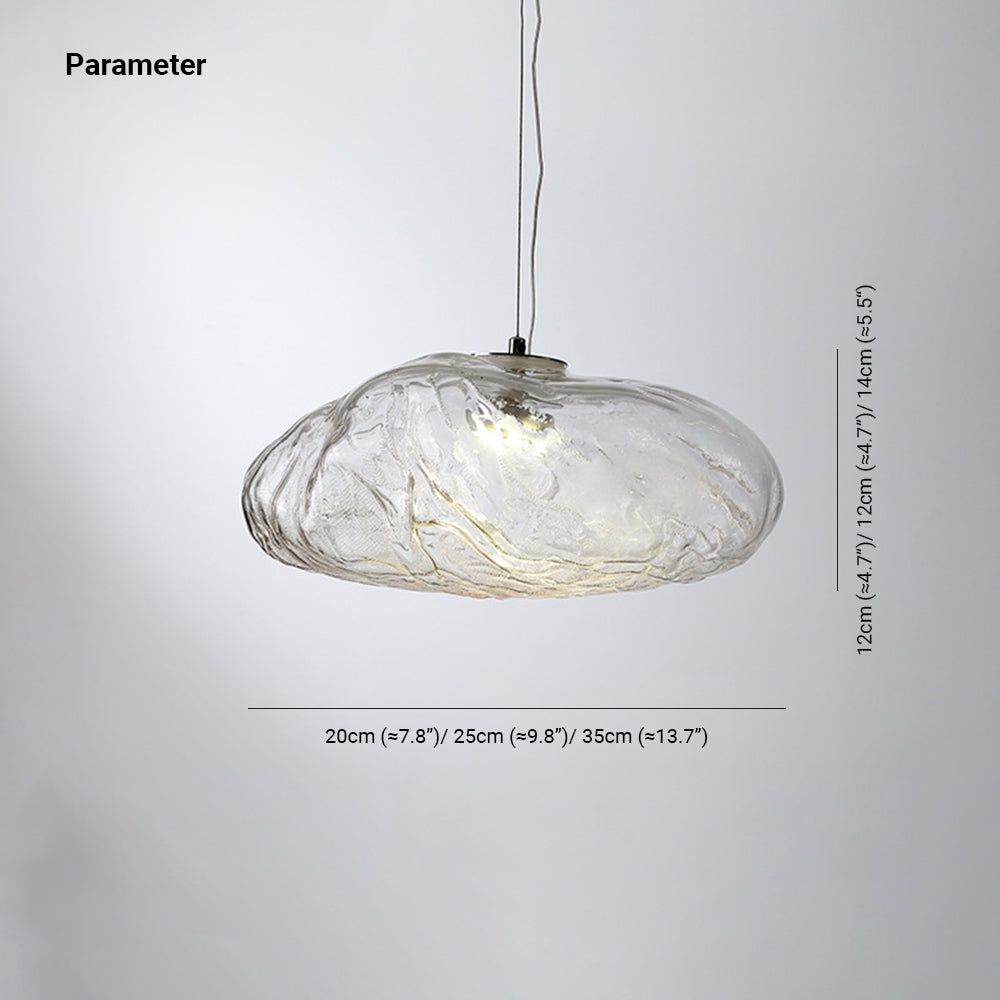 Byers Minimalist Spherical Metal/Glass Pendant Light, 3 Color - Lumpaz