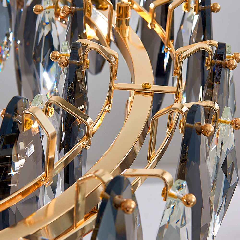Marilyn Modern Annular Metal Pendant Light,Gold - Lumpaz