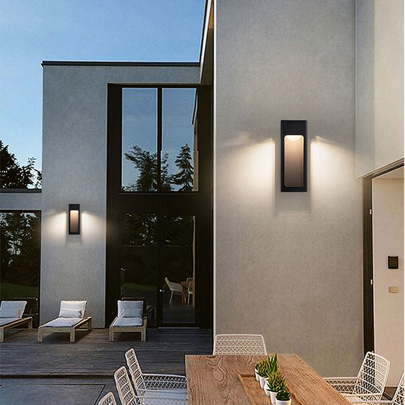 Orr Modern Waterproof Minimalist Geometric Outdoor Wall Light - Lumpaz
