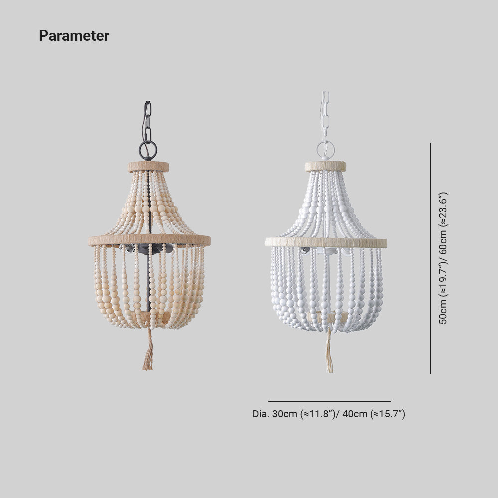 Alessio Design LED Pendant Light White/Wood Metal/Wood Bed/Living/Childrensroom - Lumpaz