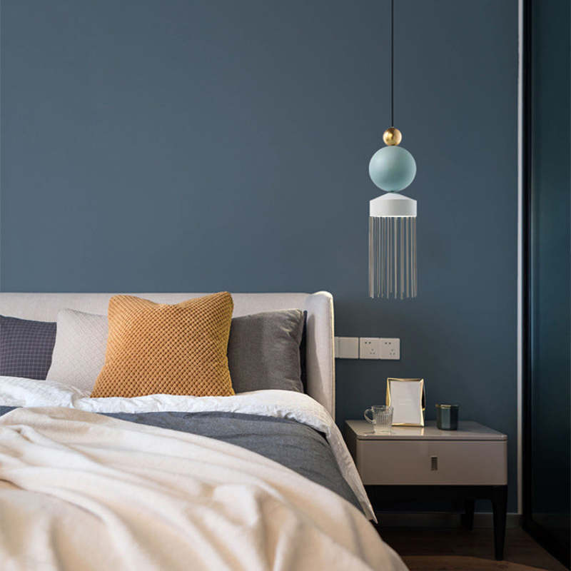 Colon Modern Tassel Metal Pendant Light - Lumpaz