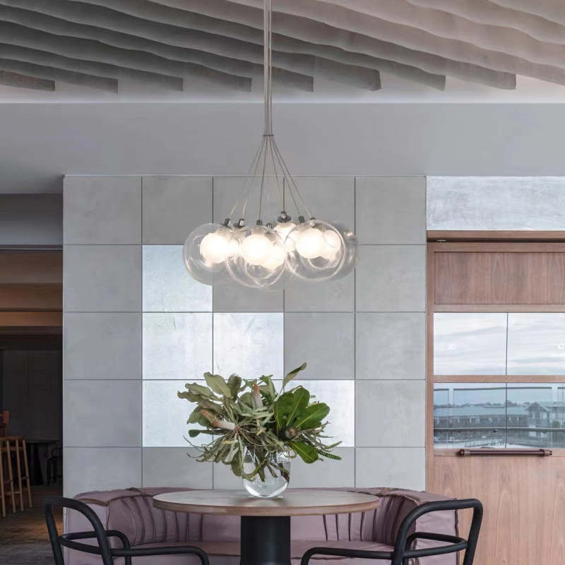 Valentina Modern Bubble Acylic Pendant Light, 5 Style - Lumpaz