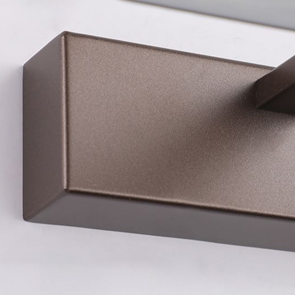 Leigh LED Rotatable Mirror Front Vanity Wall Lamp, Metal, Bathroom - Lumpaz