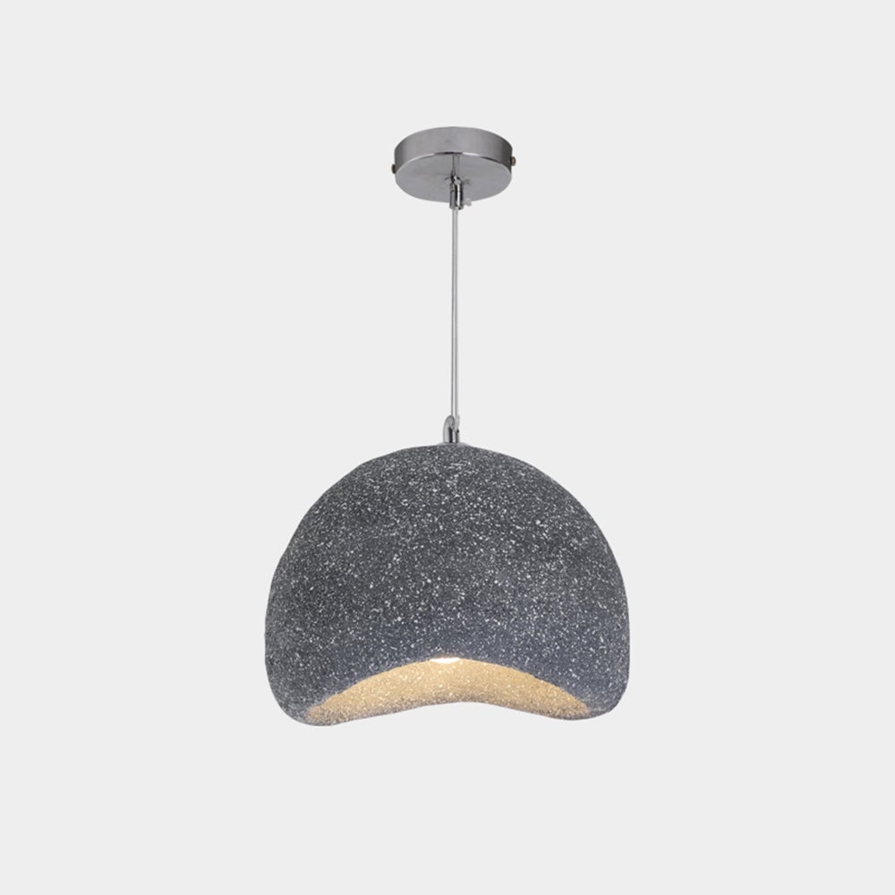 Byers Wabi Sabi Bread Shape Resin Pendant Light,  2 Color - Lumpaz