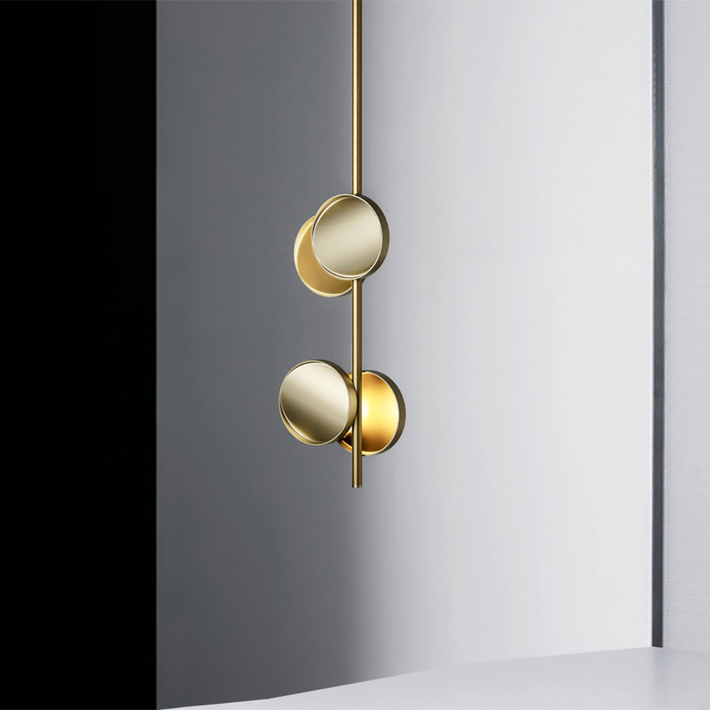Avi Minimalist Linear Metal Pendant Light,Black - Lumpaz