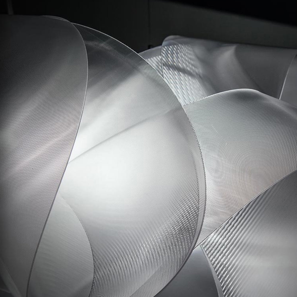 Bella Art Deco Flower Pendant Light, Acrylic, Living Room/Art Gallery - Lumpaz