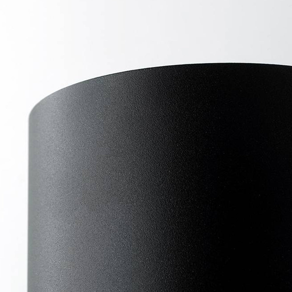 Orr Modern Cylinder Metal Outdoor Wall Lamp, Balck - Lumpaz