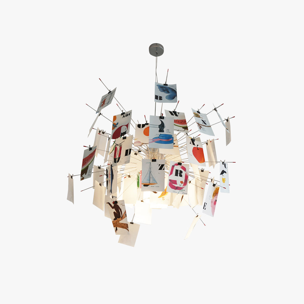 Renée Creative Picture Pendant Light Art Deco Bedroom Living Room - Lumpaz