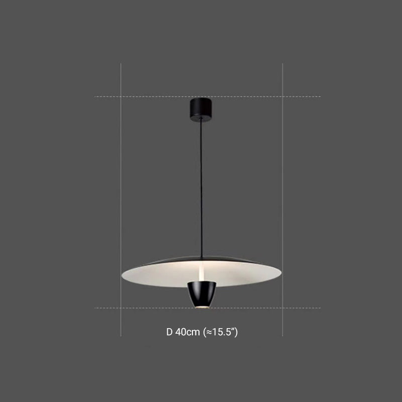 Carins Modern Nordic Metal Pendant Light, Black - Lumpaz