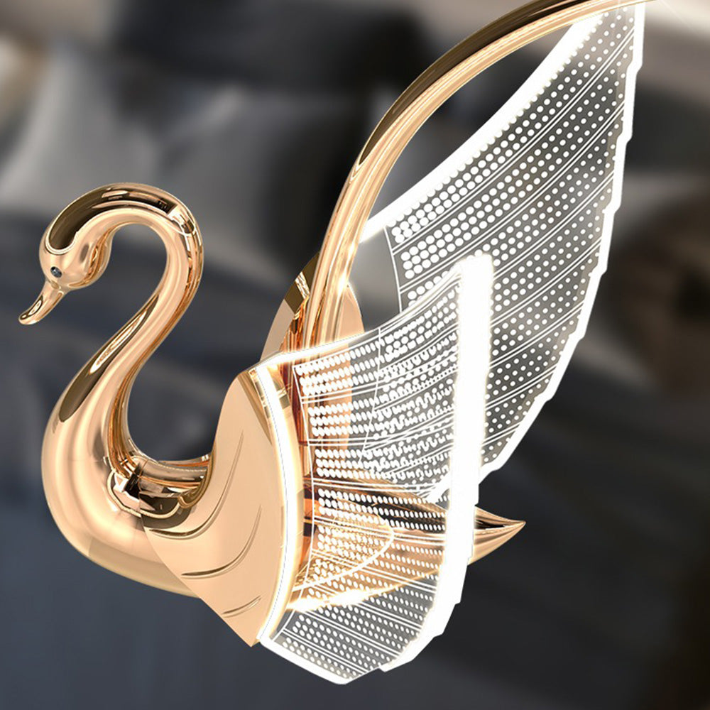 Kady Modern Creative Swan Pendant Light, 2 Color - Lumpaz
