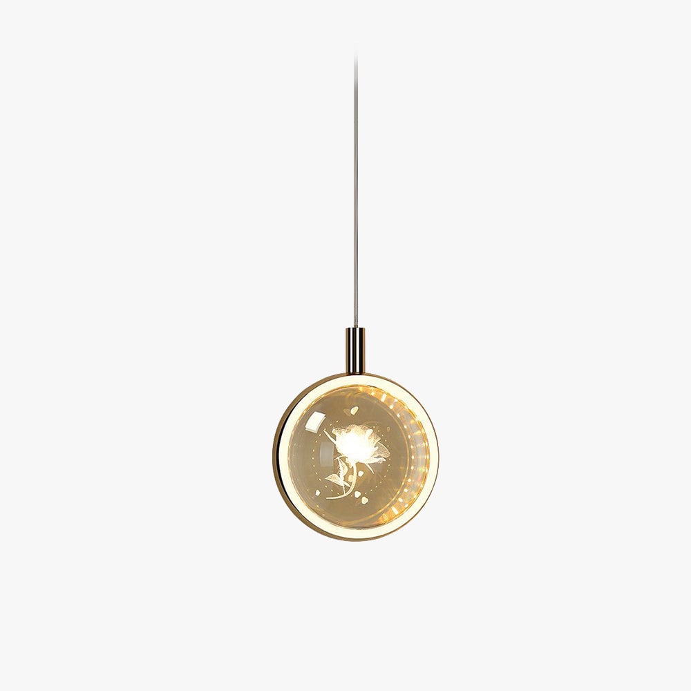 Kady Modern LED Pendant Light Crystal/Metal Living Room/Bedroom - Lumpaz