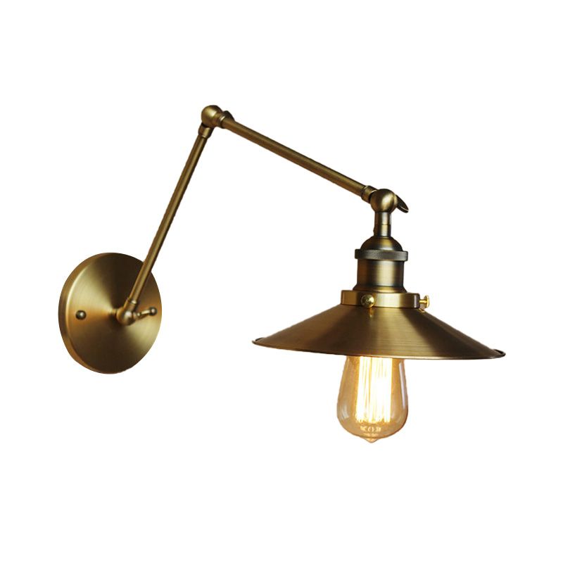 Alessio Vintage Adjustable Wall Lamp, Bedroom - Lumpaz