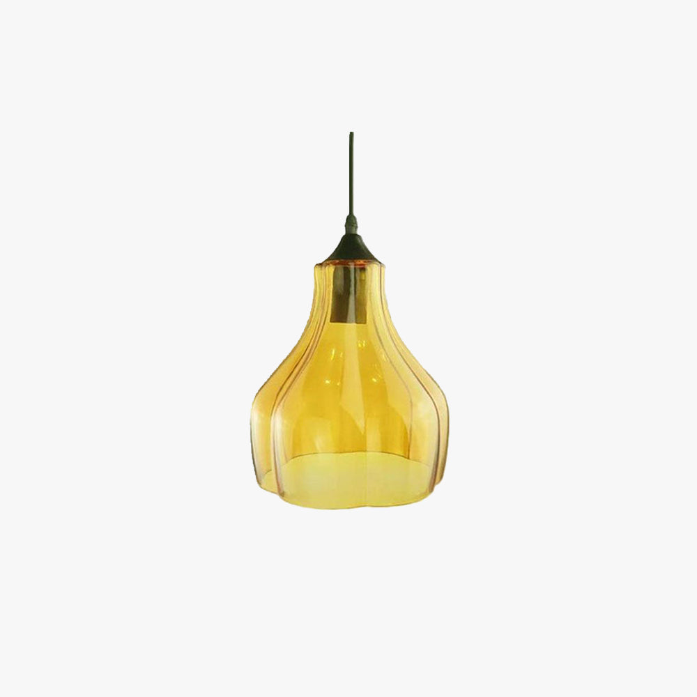 Morandi Contemporary Pendant Light, Clear/Yellow/Green - Lumpaz