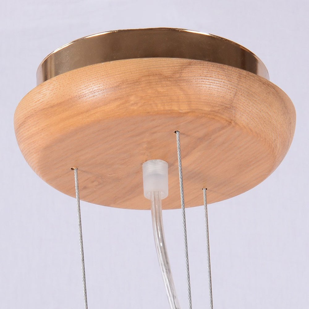 Ozawa Handmade Natural Branch Wood Pendant Light, Living Room - Lumpaz