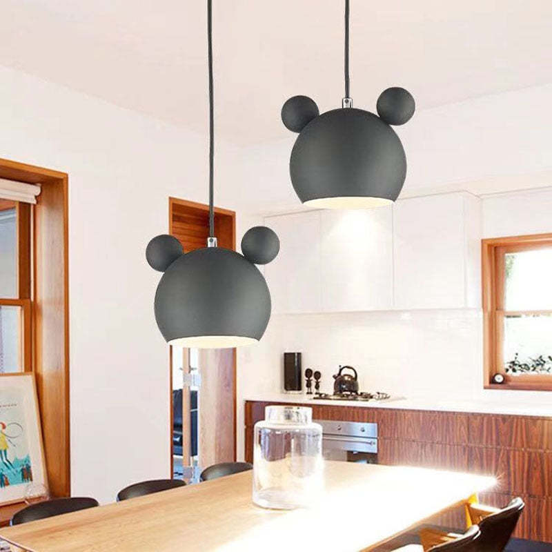Morandi Modern Cartoon Beer Shape Metal Pendant Light, Multicolor - Lumpaz