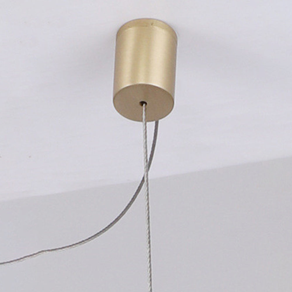 Edge Wave Pendant Light, Gold, 31.5"/39.3"/47.2" - Lumpaz