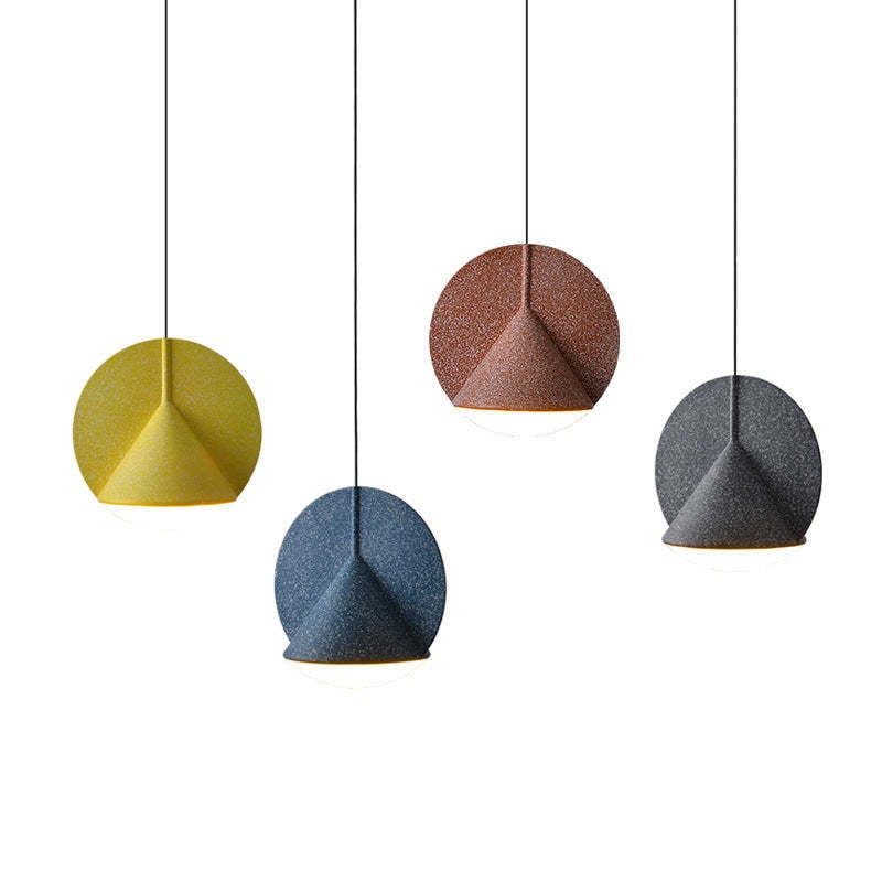 Zaid Modern LED Colorful Shade Hanging Pendant Light - Lumpaz