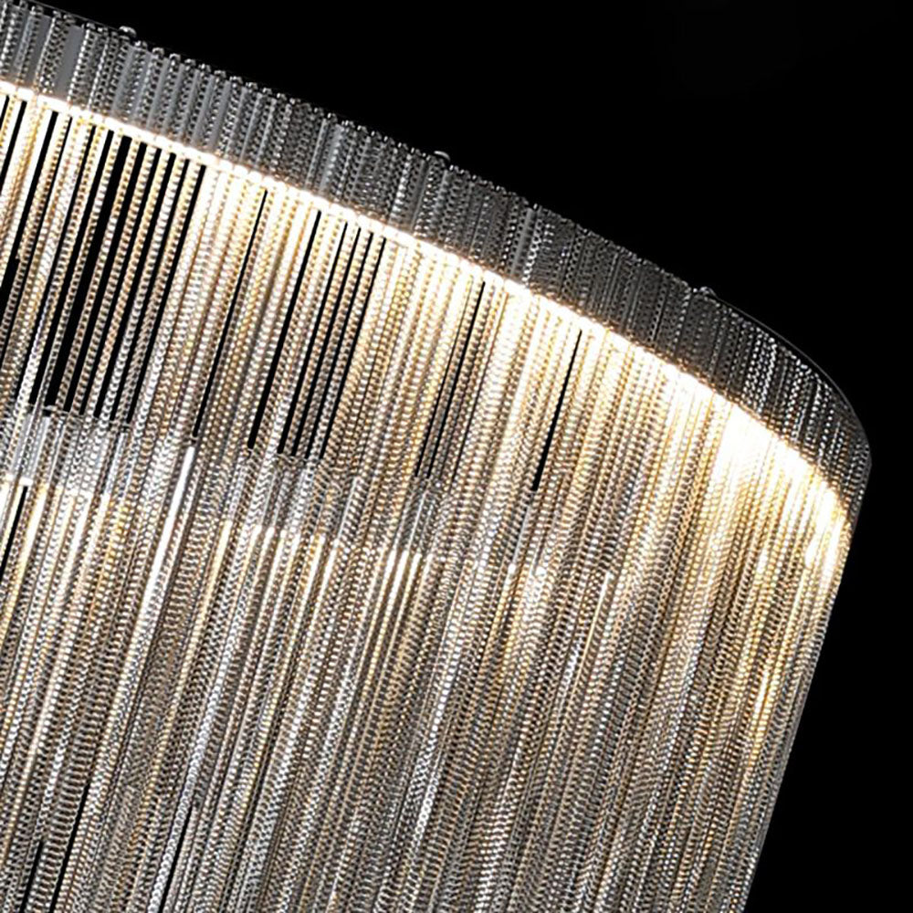 Colon Wall Lamp Decorative/Modern, Tassel Chain, Silver, Living Room - Lumpaz