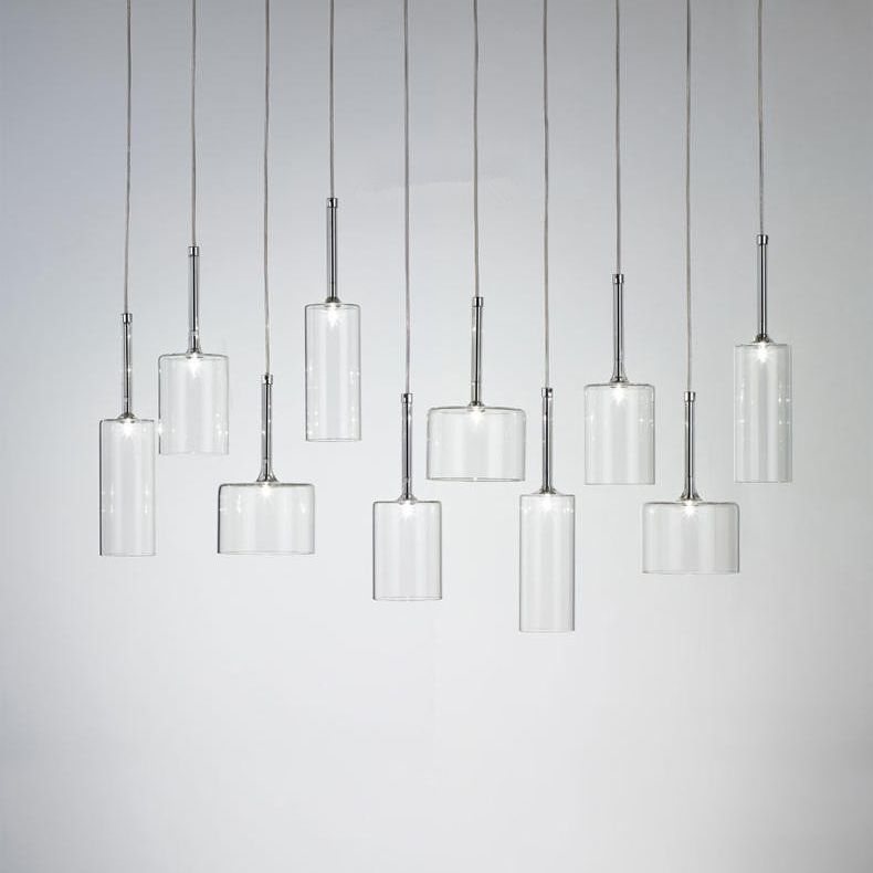 Hailie Minimalist Modern Glass LED Pendant Light 3 Style - Lumpaz