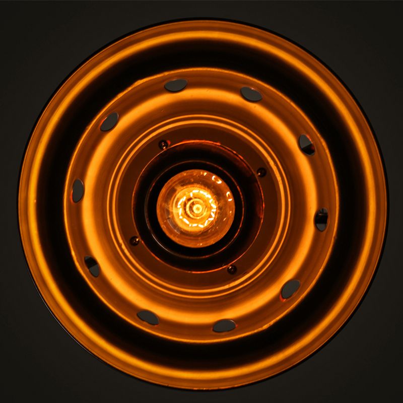 Alessio Industrial Retro Vintage Pull Cnain Pendant Light, Brass, Metal - Lumpaz