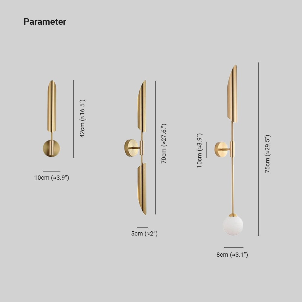 Meza Modern LED Wall Lamp Metal/Glass Warm White Garden/Corridor - Lumpaz