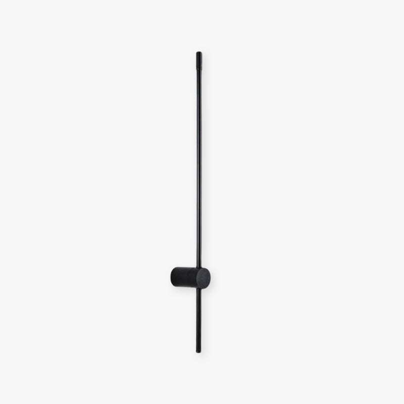 Edge Modern Minimalist LED Wall Reading Lamp, Black - Lumpaz