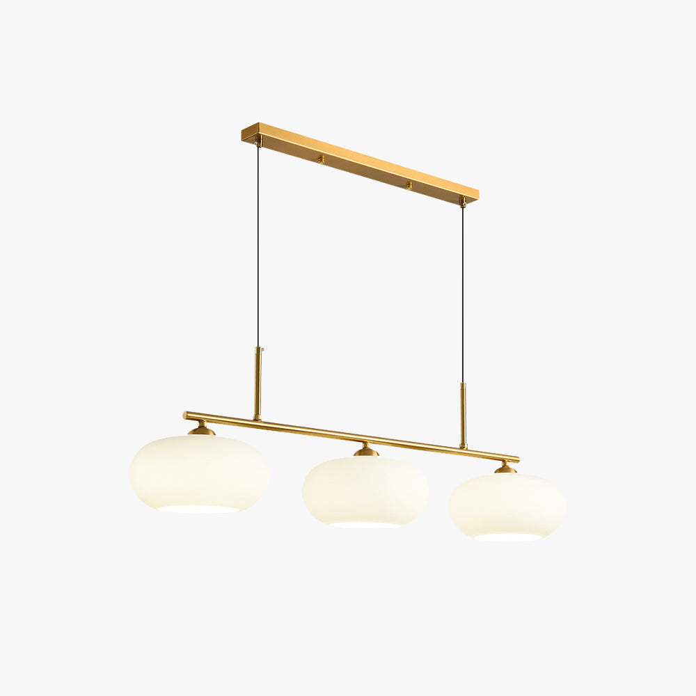 Hailie Cream Cluster Pendant Light, 3 Heads - Lumpaz