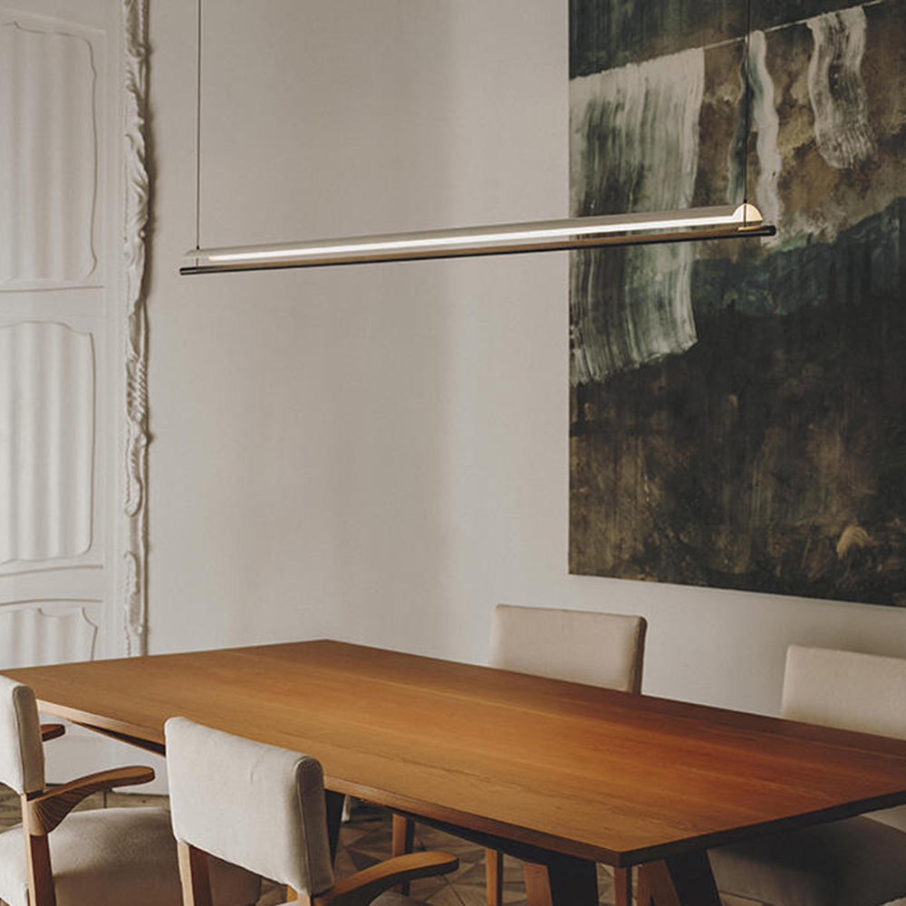 Edge Minimalist Linear Metal Pendant Light - Lumpaz