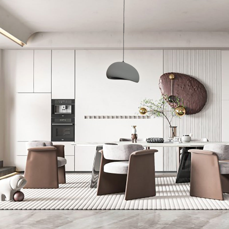 Byers Wabi-Sabi Spherical Cloud Pendant Light, Gray/White/Pink/Blue - Lumpaz