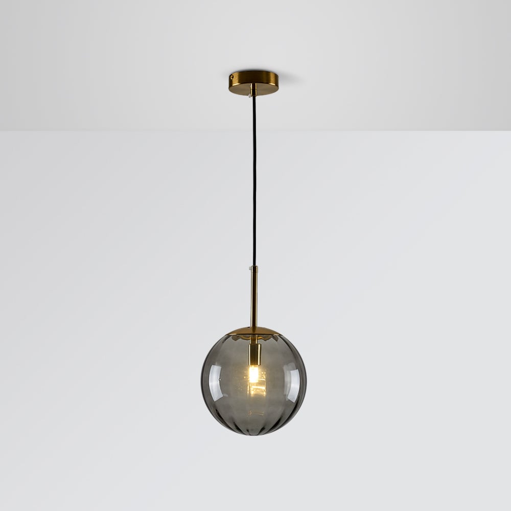 Hailie Modern Pendant Light Clear Bubble Gradient, Glass - Lumpaz