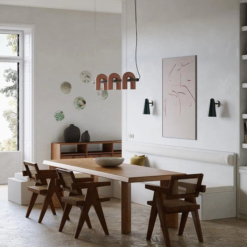 Felix Modern Pendant Light Linear with 3 U-Shaped Light - Lumpaz