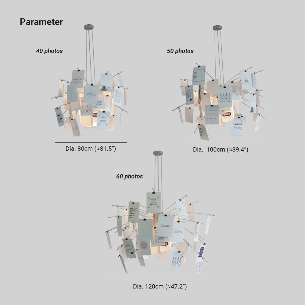 Renée Creative Picture Pendant Light Art Deco Bedroom Living Room - Lumpaz