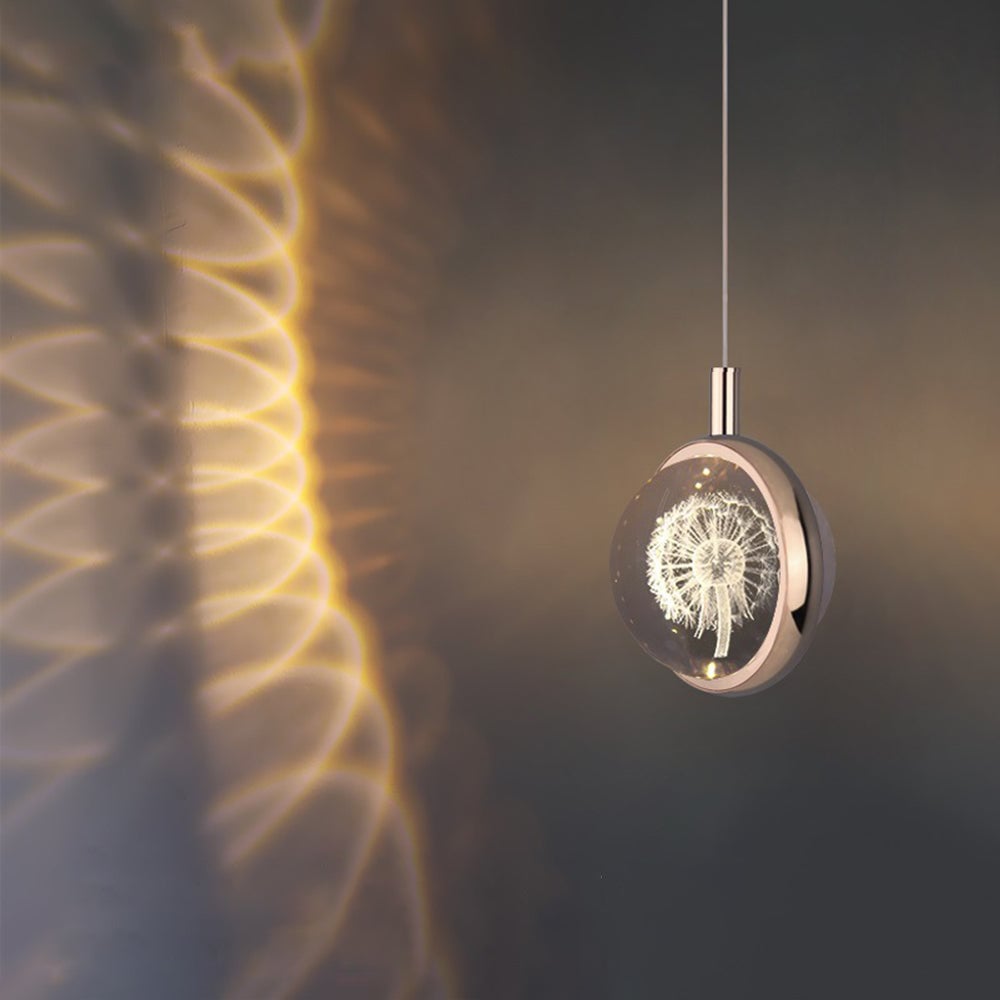 Kady Modern LED Pendant Light Crystal/Metal Living Room/Bedroom - Lumpaz