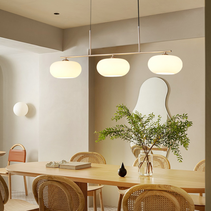 Hailie Cream Cluster Pendant Light, 3 Heads - Lumpaz