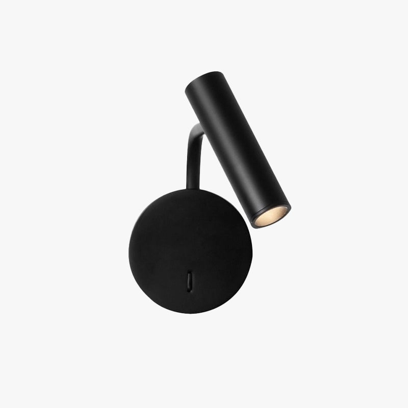 Orr Wall Lamps Swing Arm Modern, LED Spotlight, Black/White/Gold, Corridor - Lumpaz