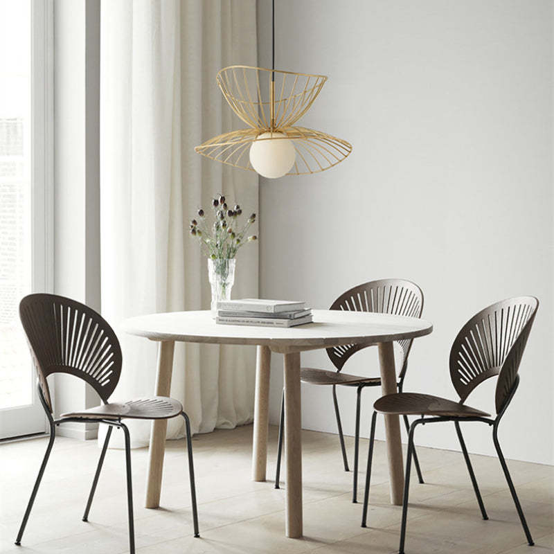Renée Pendant Light Modern, Metal, Gold/Black, Kitchen Island - Lumpaz
