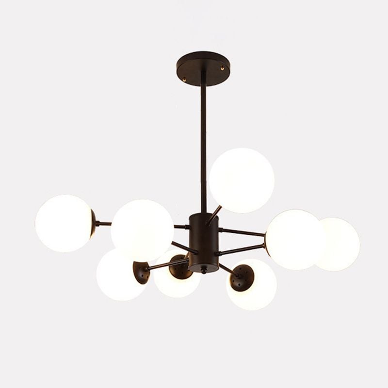 Valentina Designer Simple Nordic Pendant Light, Black/Gold - Lumpaz