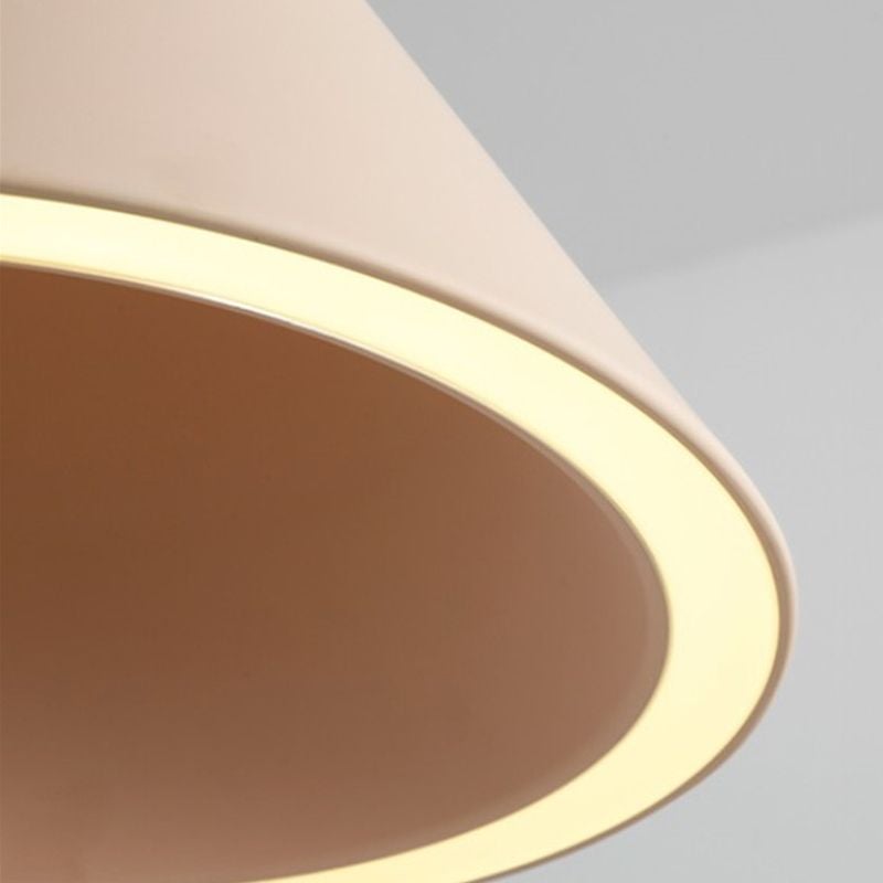 Morandi Funnel-Shape LED Pendant Light for Living Room - Lumpaz