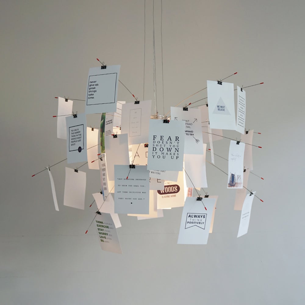 Renée Creative Picture Pendant Light Art Deco Bedroom Living Room - Lumpaz