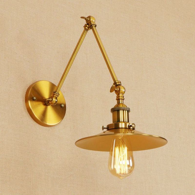 Alessio Vintage Adjustable Wall Lamp, Bedroom - Lumpaz