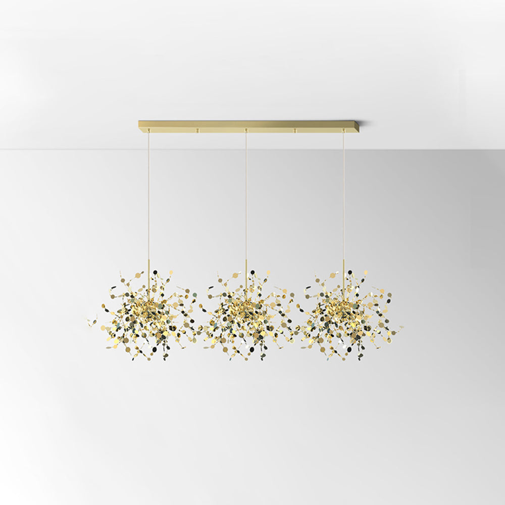 Olivia Artsy Classy Cluster Fireworks Pendant Light, Stainless steel - Lumpaz