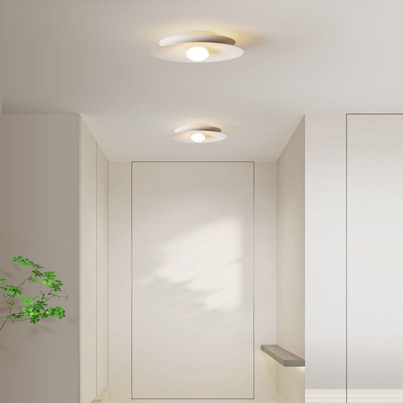 Bella Modern LED Ceiling Light White Red Black Lamp Metal Balcony - Lumpaz